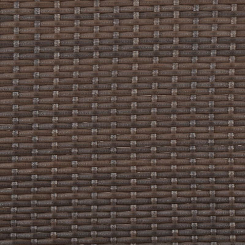 vidaXL 2 személyes barna polyrattan kerti kanapé párnával