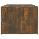 vidaXL füstös tölgy színű fatermék dohányzóasztal 100x50x36 cm