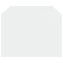 vidaXL fehér szerelt fa dohányzóasztal 100x50,5x35 cm