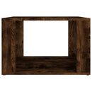 vidaXL füstös tölgy színű szerelt fa éjjeliszekrény 57 x 55 x 36 cm