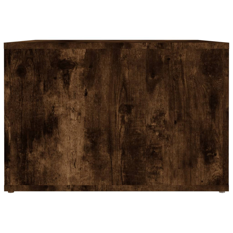 vidaXL füstös tölgy színű szerelt fa éjjeliszekrény 57 x 55 x 36 cm