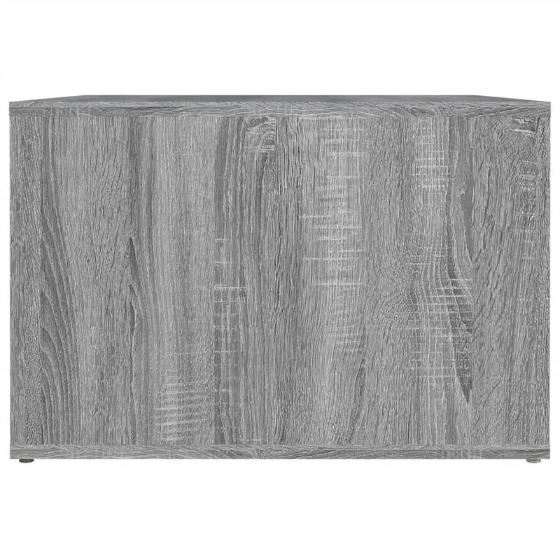 vidaXL szürke sonoma színű szerelt fa éjjeliszekrény 57 x 55 x 36 cm