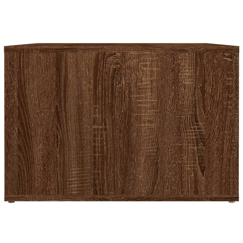 vidaXL barna tölgyszínű szerelt fa éjjeliszekrény 57 x 55 x 36 cm