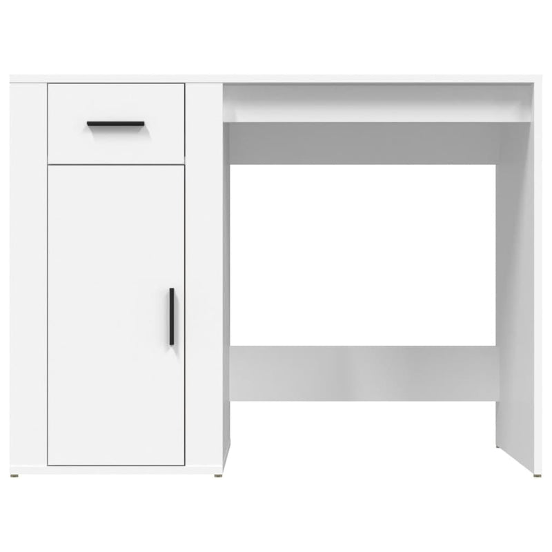 vidaXL fehér szerelt fa íróasztal 100 x 49 x 75 cm
