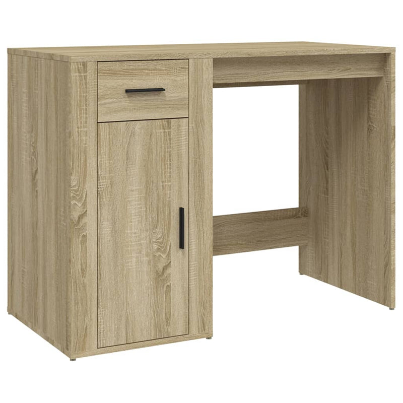 vidaXL sonoma tölgy színű szerelt fa íróasztal 100 x 49 x 75 cm