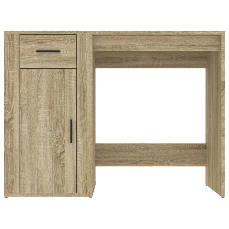 vidaXL sonoma tölgy színű szerelt fa íróasztal 100 x 49 x 75 cm