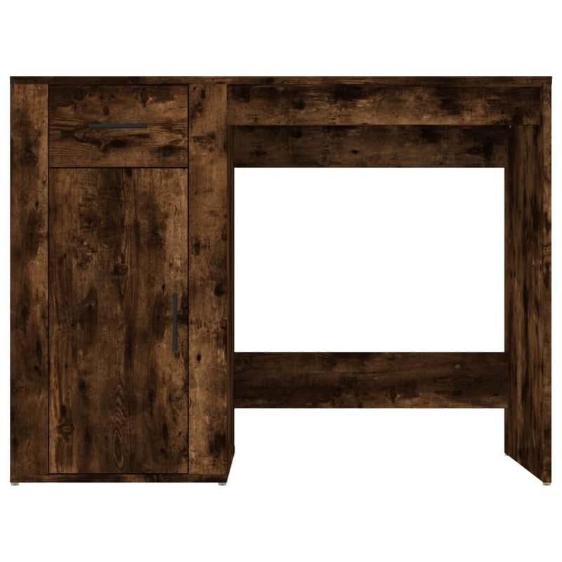 vidaXL füstös tölgy színű szerelt fa íróasztal 100x49x75 cm