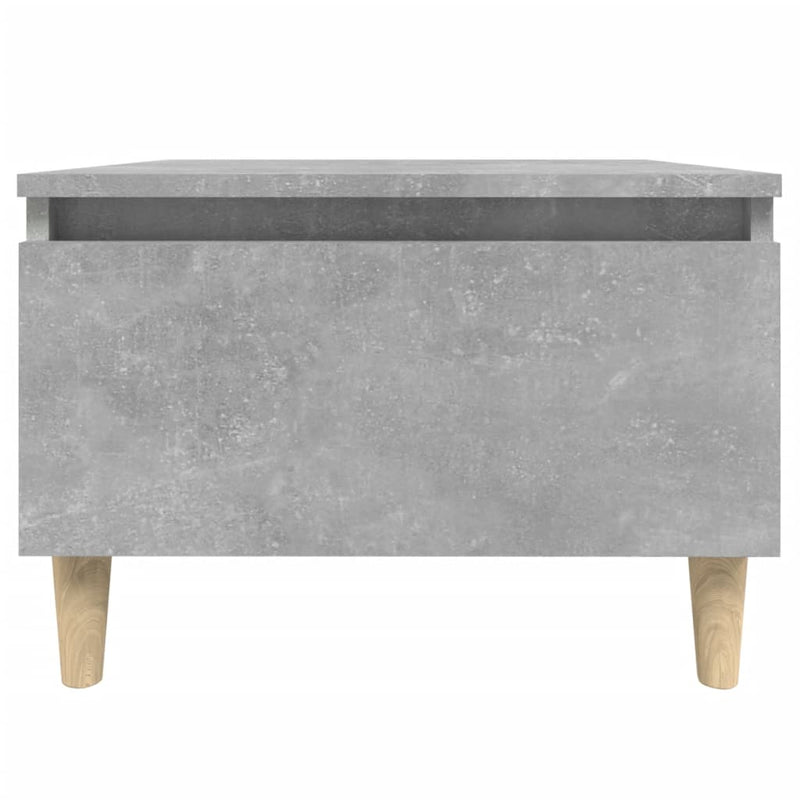 vidaXL 2 db betonszürke szerelt fa kisasztal 50x 46 x 35 cm