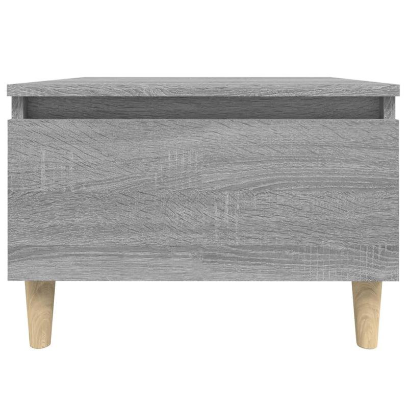 vidaXL szürke sonoma színű szerelt fa kisasztal 50x46x35 cm