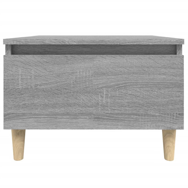 vidaXL 2 db szürke sonoma színű szerelt fa kisasztal 50x46x35 cm