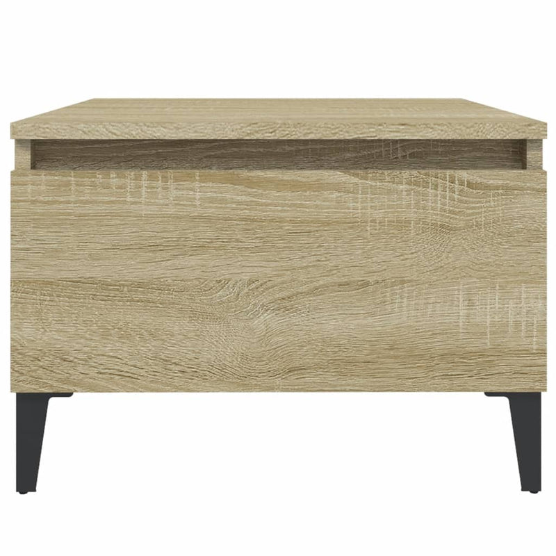 vidaXL sonoma tölgy színű szerelt fa kisasztal 50x46x35 cm