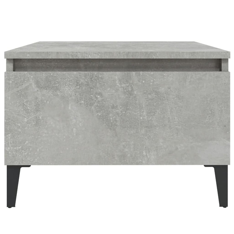 vidaXL 2 db betonszürke szerelt fa kisasztal 50x 46 x 35 cm