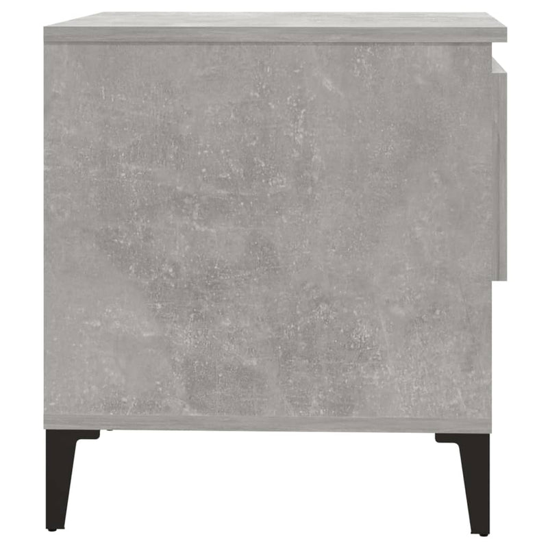 vidaXL betonszürke szerelt fa dohányzóasztal 50 x 46 x 50 cm