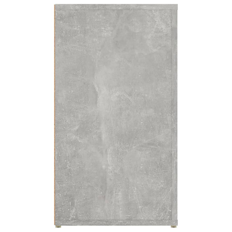 vidaXL betonszürke szerelt fa tálalószekrény 100x33x59,5 cm