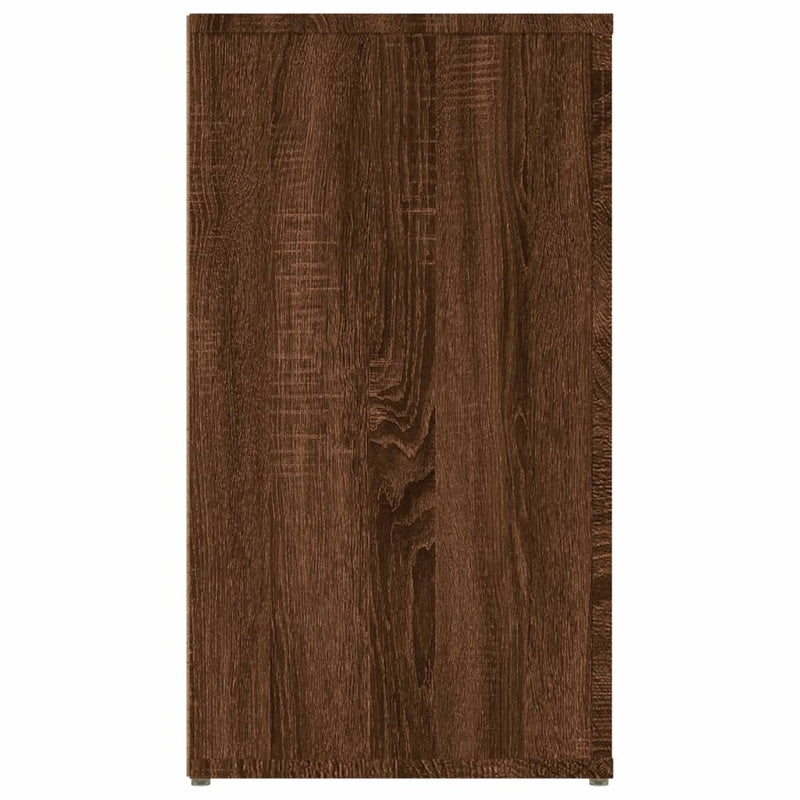 vidaXL barna tölgyszínű szerelt fa tálalószekrény 100x33x59,5 cm
