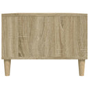 vidaXL sonoma tölgy színű szerelt fa dohányzóasztal 90 x 50 x 36,5 cm