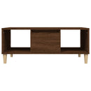 vidaXL barna tölgyszínű szerelt fa dohányzóasztal 90x50x36,5 cm