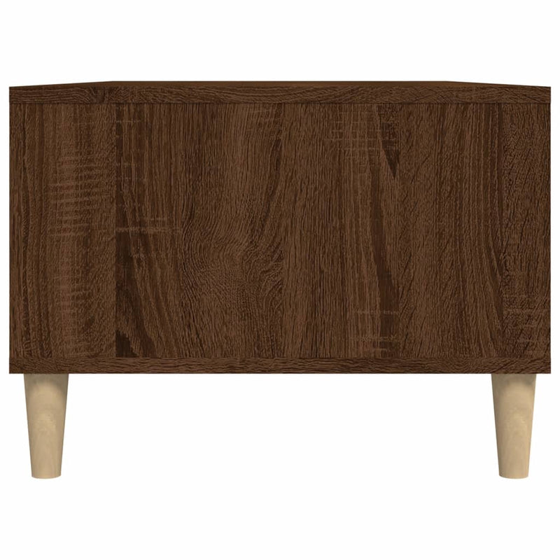 vidaXL barna tölgyszínű szerelt fa dohányzóasztal 90x50x36,5 cm