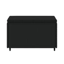 vidaXL 2 db fekete polyrattan kerti lábtartó párnákkal