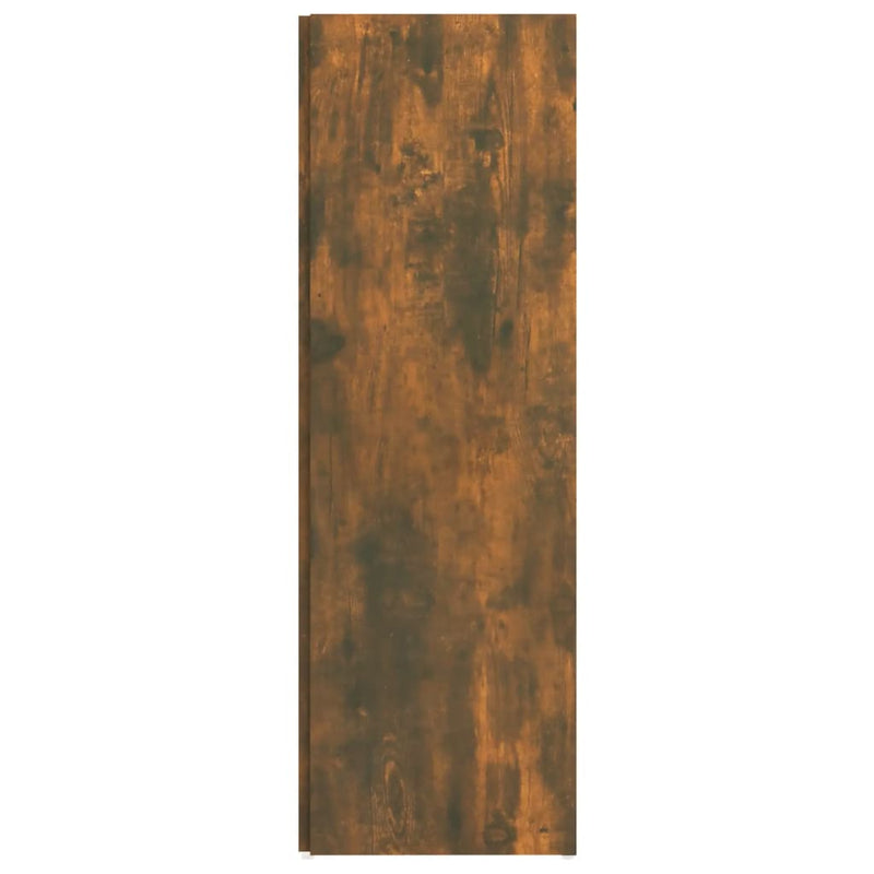 vidaXL füstös tölgy színű szerelt fa sarokszekrény 33 x 33 x 100 cm