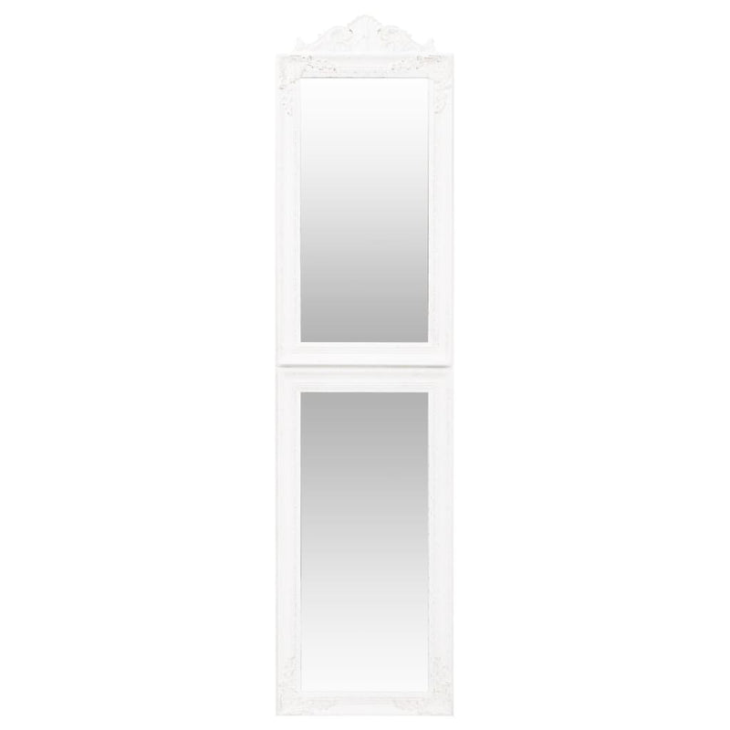 vidaXL fehér szabadon álló tükör 50x200 cm