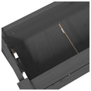 vidaXL szürke tömör fenyőfa növénytartó 77 x 25 x 66 cm