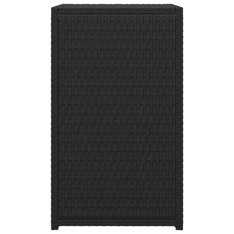 vidaXL fekete polyrattan C-asztal 40 x 35 x 60 cm