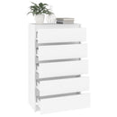 vidaXL fehér szerelt fa fiókos szekrény 60 x 36 x 103 cm