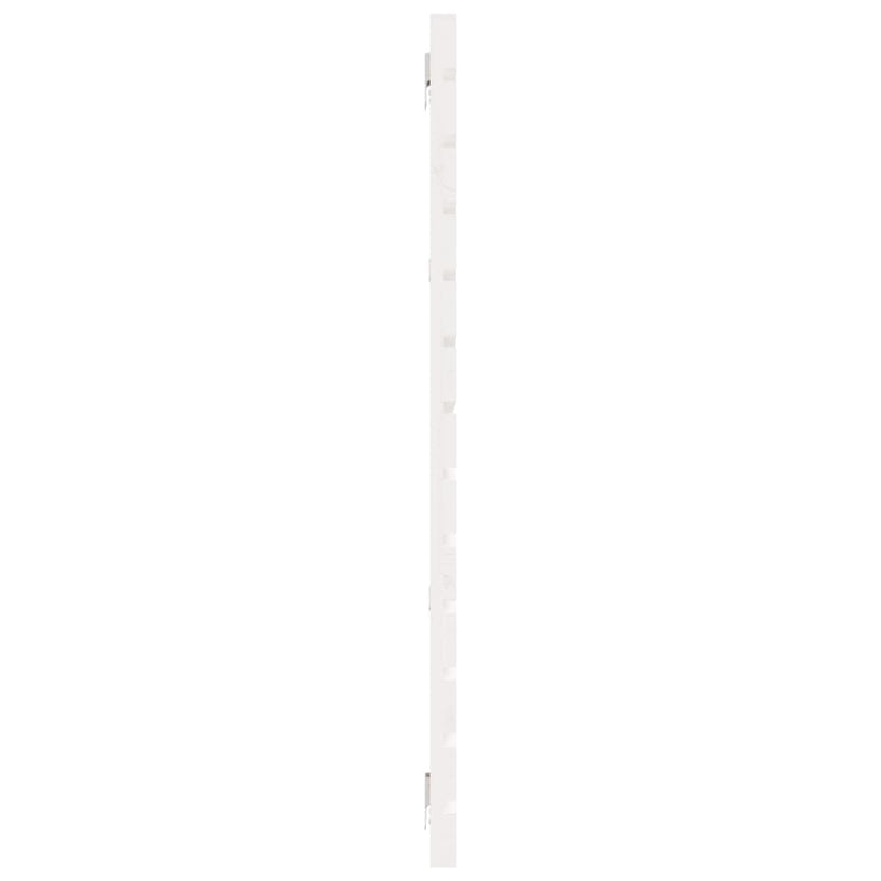 vidaXL fehér tömör fenyőfa fali fejtámla 206 x 3 x 91,5 cm