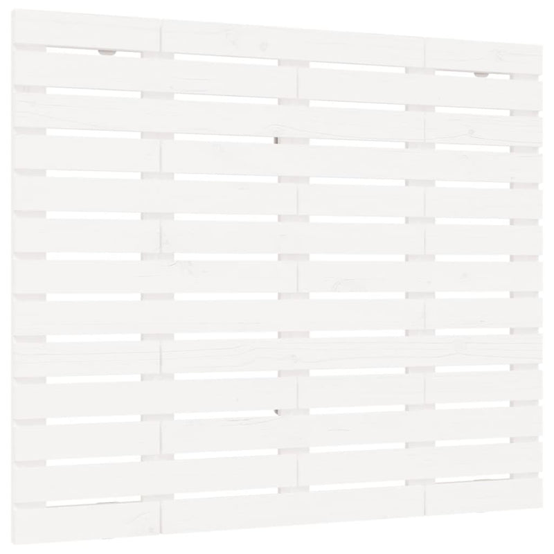 vidaXL fehér tömör fenyőfa fali fejtámla 126 x 3 x 91,5 cm