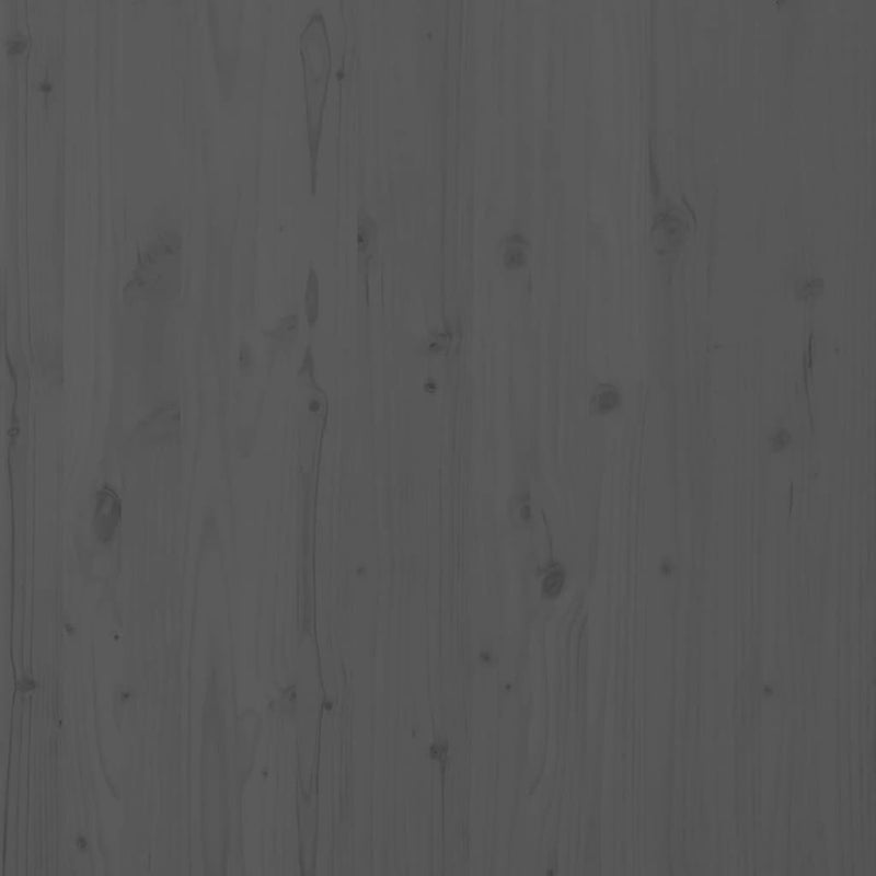 vidaXL szürke tömör fenyőfa fali fejtámla 156 x 3 x 91,5 cm