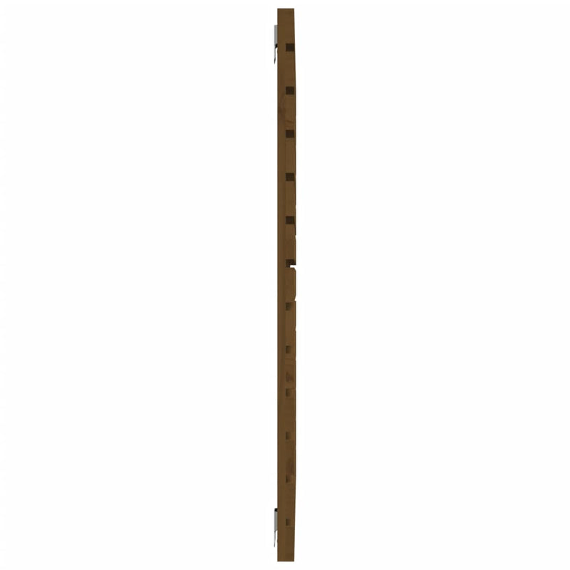 vidaXL mézbarna tömör fenyőfa fali fejtámla 81 x 3 x 91,5 cm