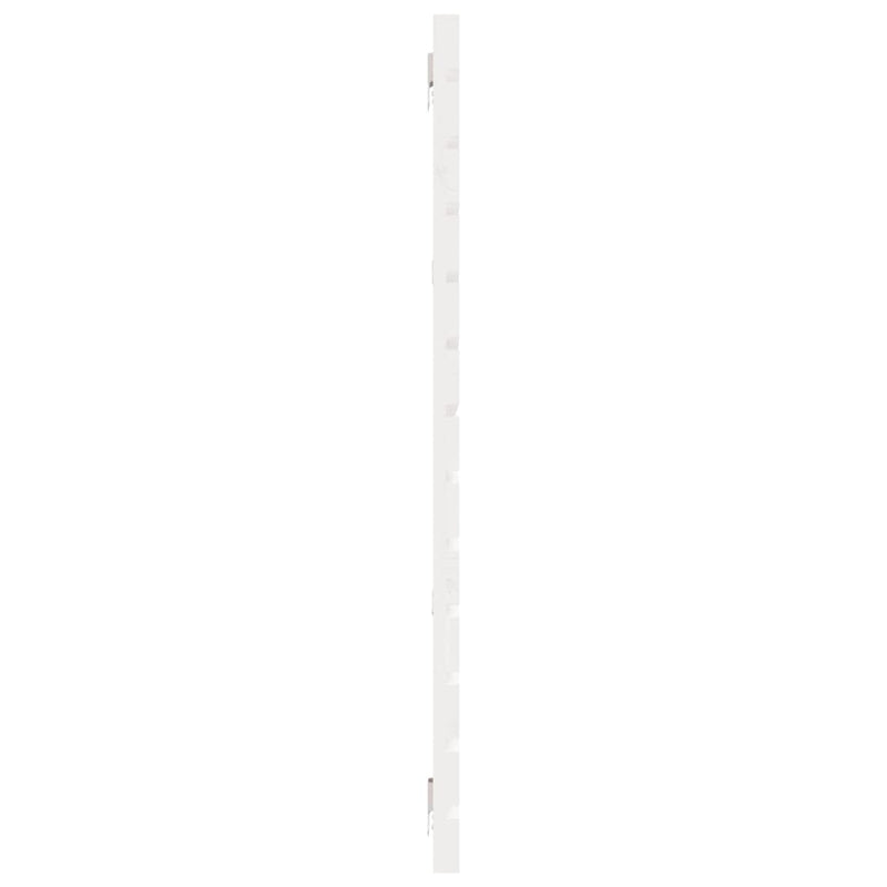 vidaXL fehér tömör fenyőfa fali fejtámla 166 x 3 x 91,5 cm