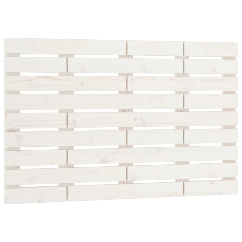vidaXL fehér tömör fenyőfa fali fejtámla 106 x 3 x 63 cm