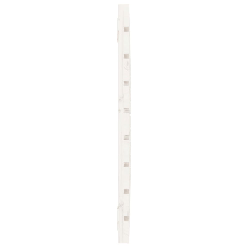 vidaXL fehér tömör fenyőfa fali fejtámla 106 x 3 x 63 cm