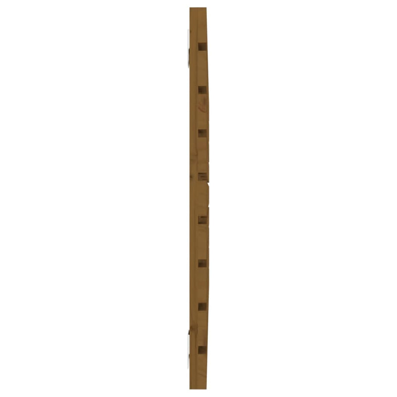 vidaXL mézbarna tömör fenyőfa fali fejtámla 96 x 3 x 63 cm
