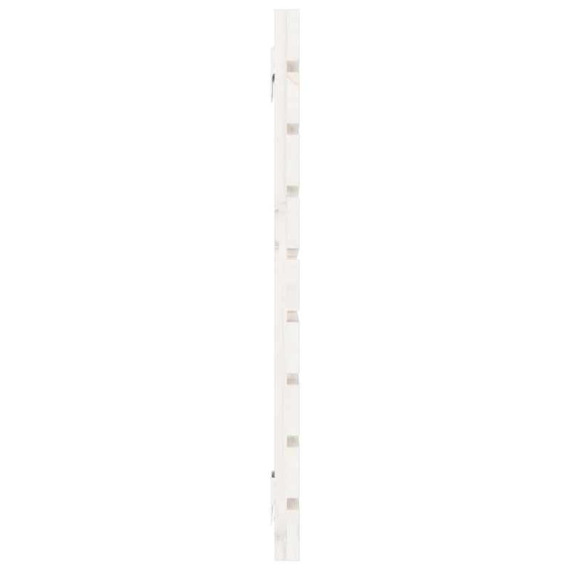 vidaXL fehér tömör fenyőfa fali fejtámla 126 x 3 x 63 cm