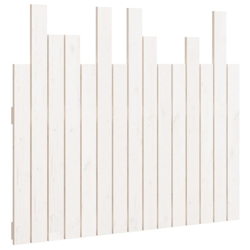 vidaXL fehér tömör fenyőfa fali fejtámla 95,5 x 3 x 80 cm