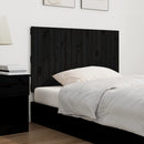 vidaXL fekete tömör fenyőfa fali fejtámla 108 x 3 x 60 cm