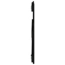 vidaXL fekete tömör fenyőfa fali fejtámla 108 x 3 x 60 cm