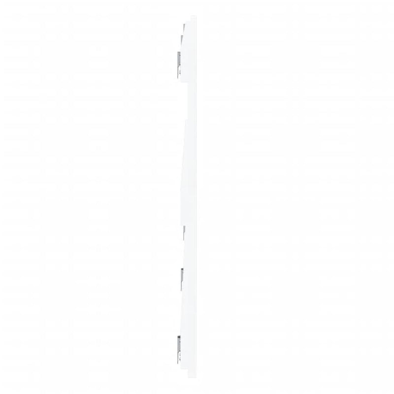 vidaXL fehér tömör fenyőfa fali fejtámla 204x3x60 cm