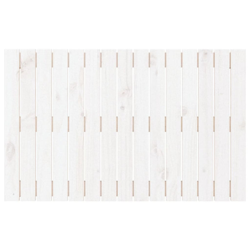 vidaXL fehér tömör fenyőfa fali fejtámla 95,5 x 3 x 60 cm