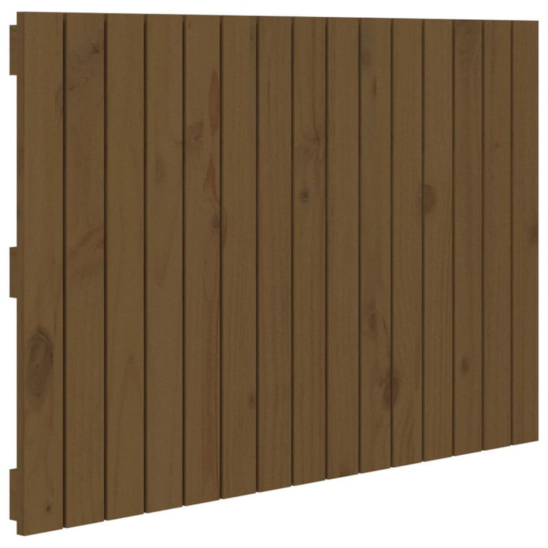 vidaXL mézbarna tömör fenyőfa fali fejtámla 95,5 x 3 x 60 cm