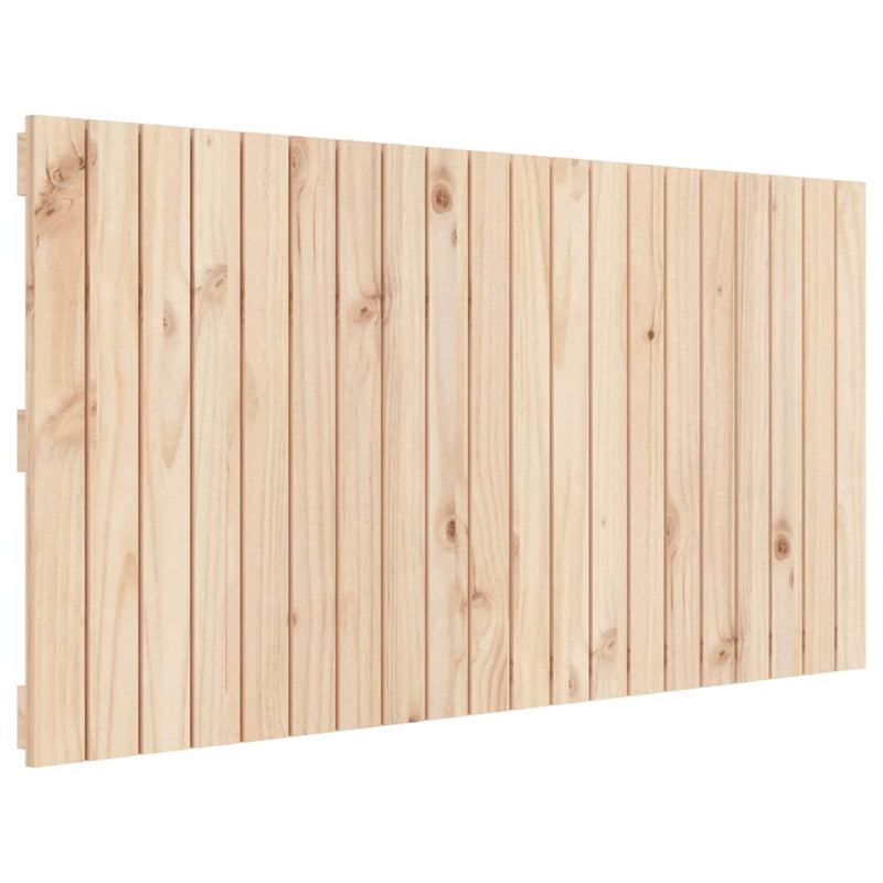 vidaXL tömör fenyőfa fali fejtámla 127,5 x 3 x 60 cm