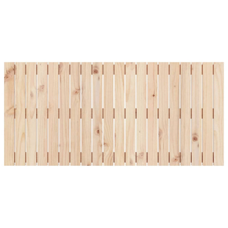 vidaXL tömör fenyőfa fali fejtámla 127,5 x 3 x 60 cm