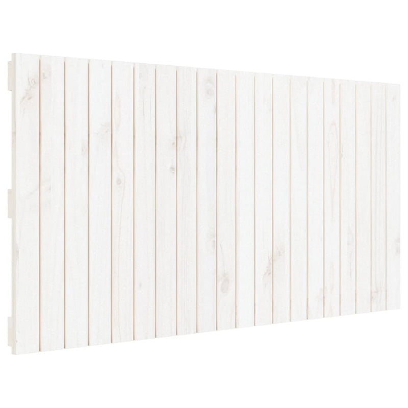vidaXL fehér tömör fenyőfa fali fejtámla 127,5 x 3 x 60 cm