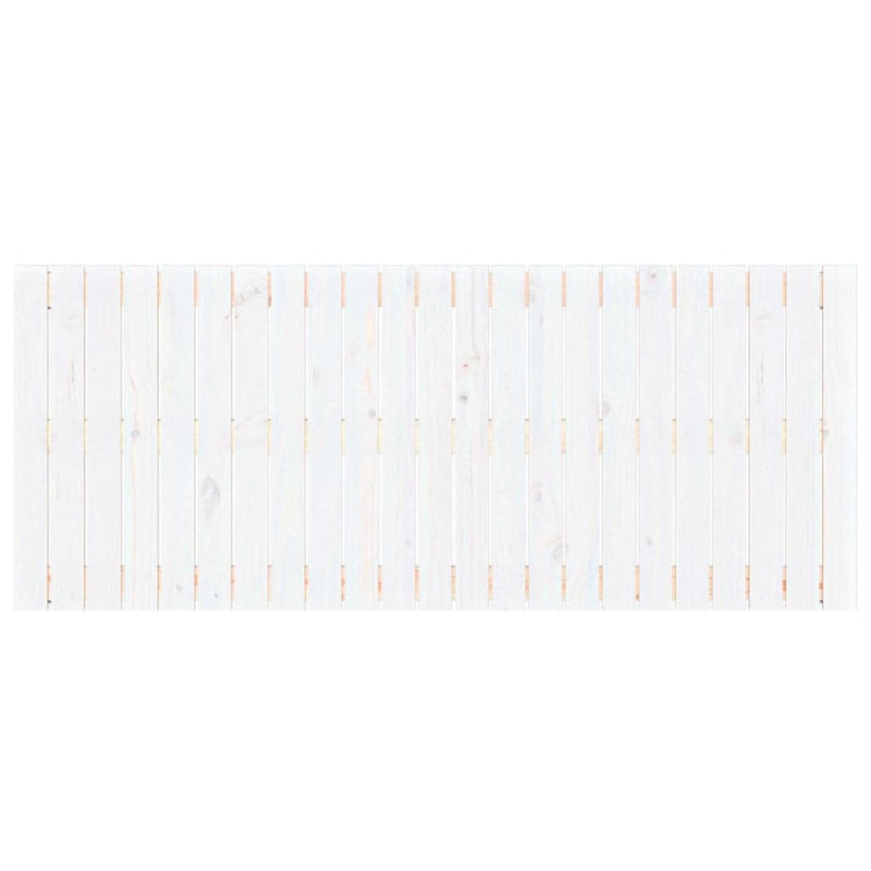 vidaXL fehér tömör fenyőfa fali fejtámla 147 x 3 x 60 cm