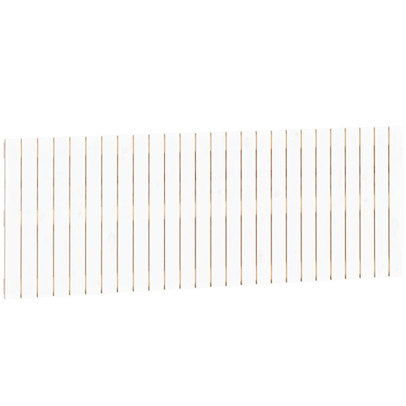vidaXL fehér tömör fenyőfa fali fejtámla 166 x 3 x 60 cm