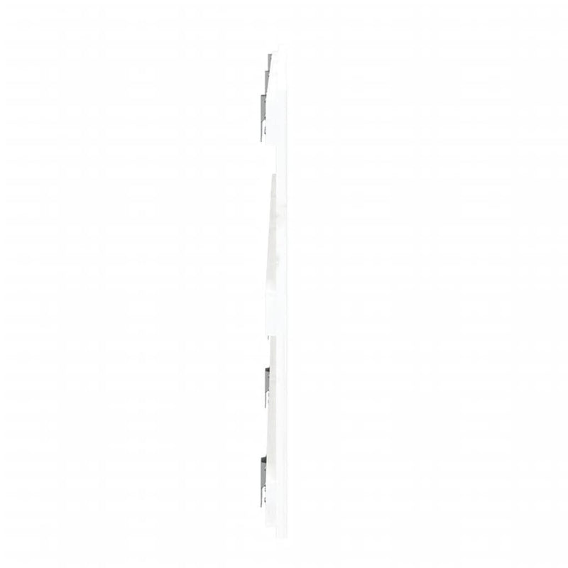 vidaXL fehér tömör fenyőfa fali fejtámla 185 x 3 x 60 cm