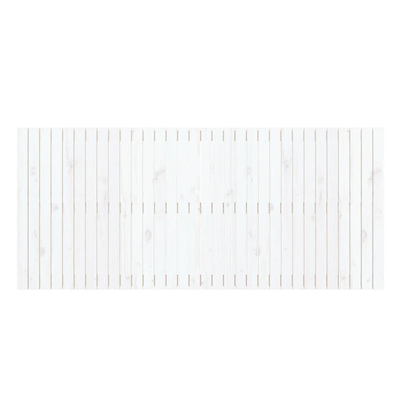 vidaXL fehér tömör fenyőfa fali fejtámla 204 x 3 x 90 cm